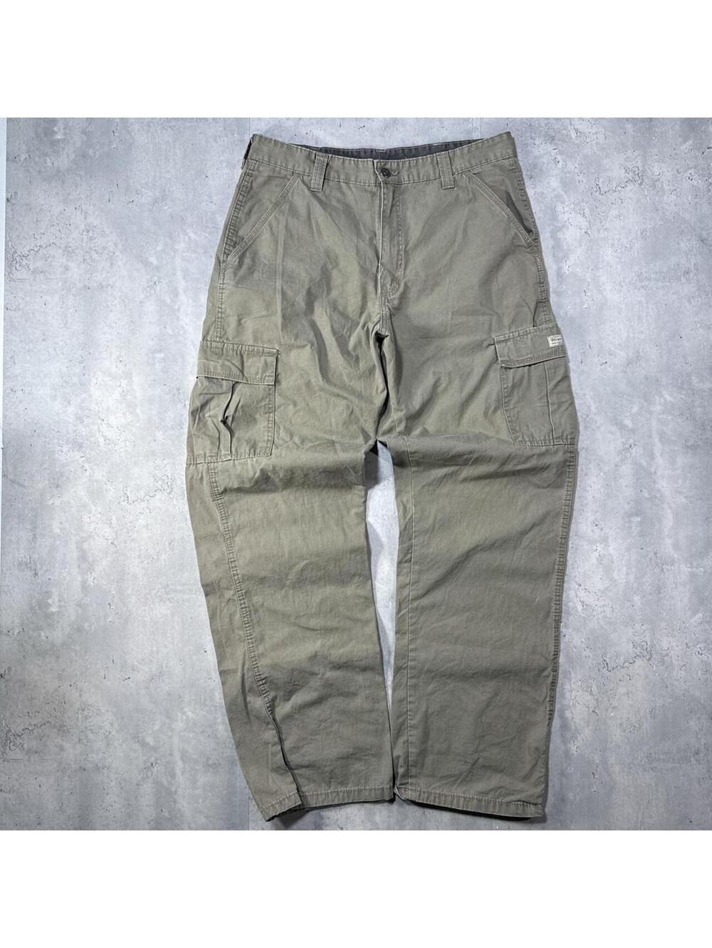 Y2K Wrangler 00s khaki cargo pants